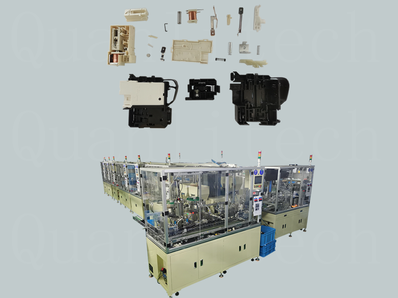 洗衣机电子门锁开关智能装配生产线